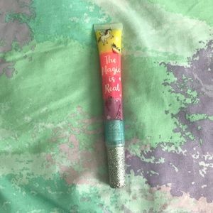 The magic is real rainbow lip gloss